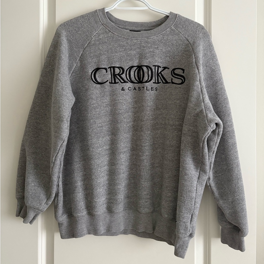 Crooks & Castles Charcoal Crewneck Sweater
